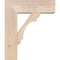 Ekena Millwork Olympic Block Smooth Bracket w/ Offset Brace, Douglas Fir, 7 1/2"W x 22"D x 26"H BKT0806X22X26OLY05SDF - alternate 2